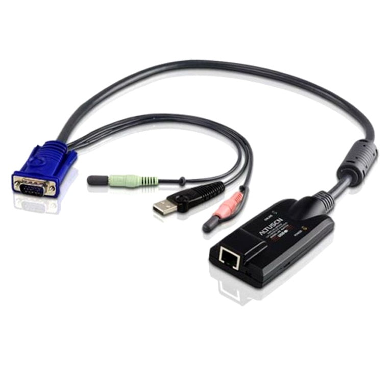 Aten KVM Cable Adapter with RJ45 to VGA, USB & Audio to suit KNxxxxV, KM0932 series Aten KVM Cable Adapter with RJ45 to VGA, USB & Audio to suit KNxxxxV, KM0932 series